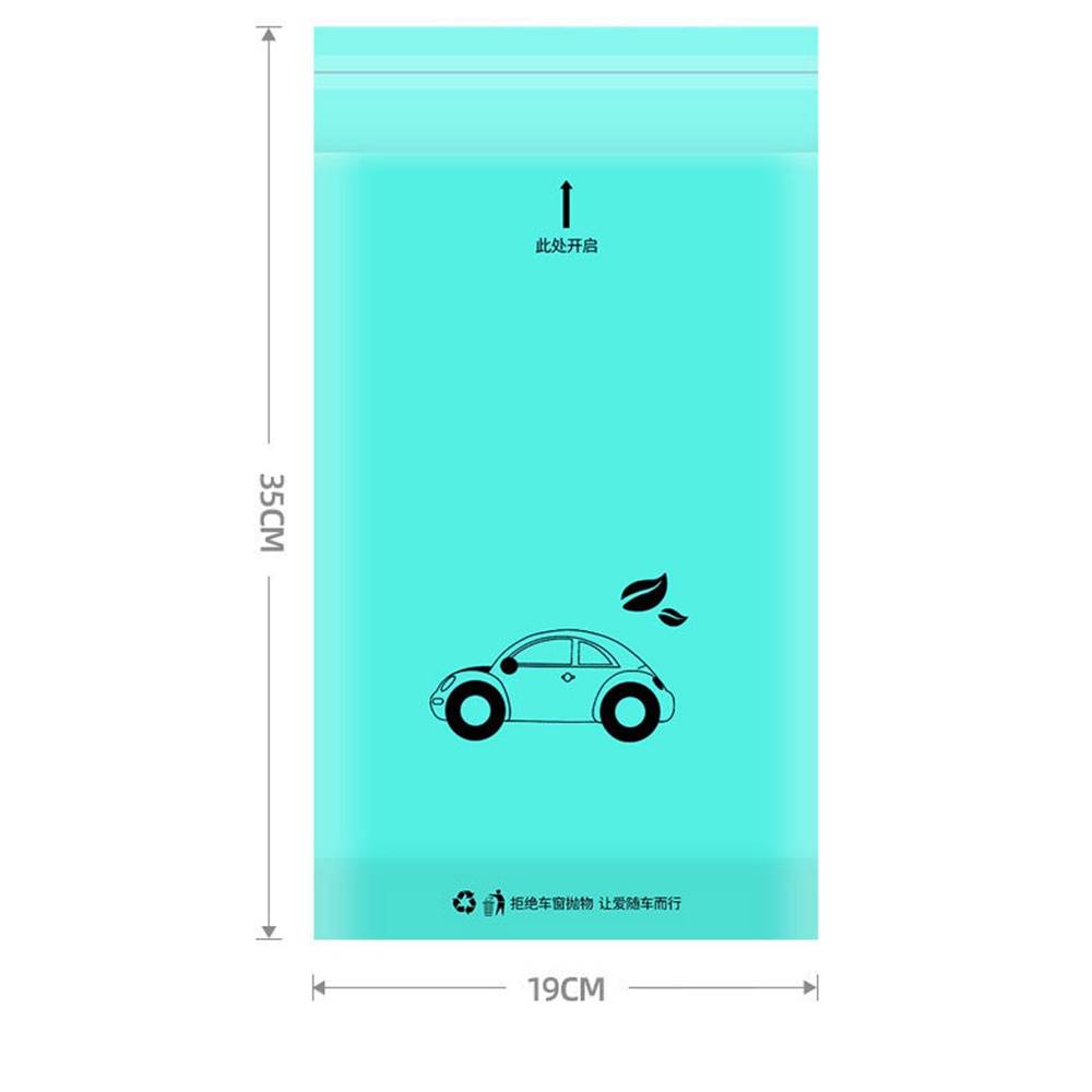 Set 50 Túi Đựng Rác Tự Dính Dùng Một Lần Cho Ô Tô