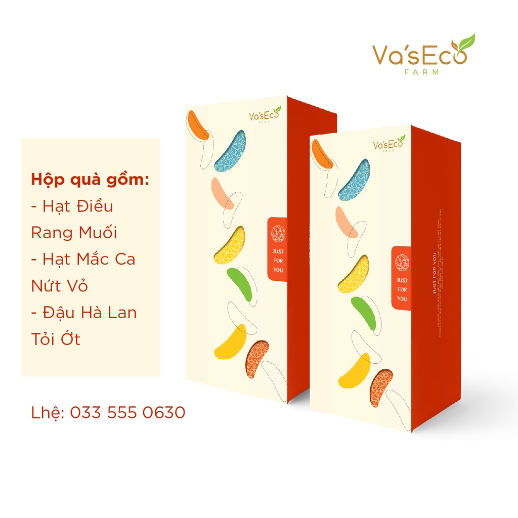 Set Hộp Quà Tết [ Hạt Điều + Hạt Macca + Hà Lan Tỏi Ớt] | BigBuy360 - bigbuy360.vn