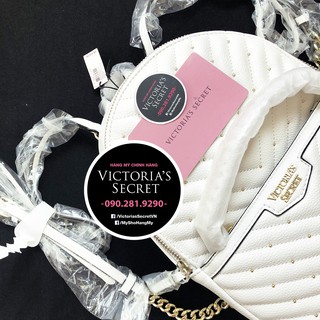 Balo mini trắng xinh lung linh - Hàng nhập Victoria's Secret Mỹ