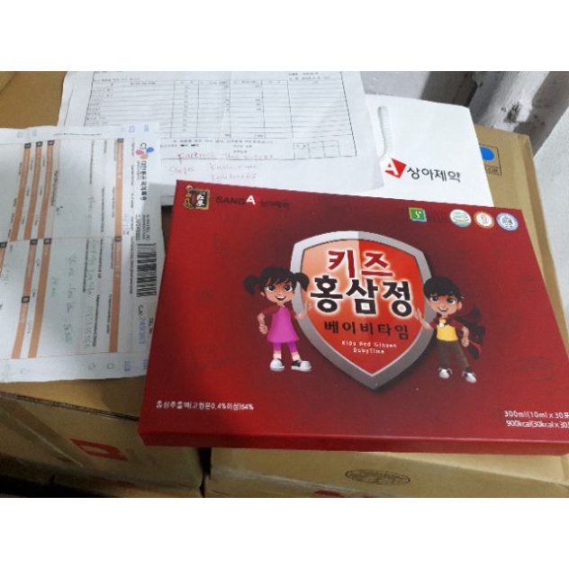 Hồng sâm baby Sanga Hàn Quốc giúp trẻ hết biếng ăn,không ốm vặt