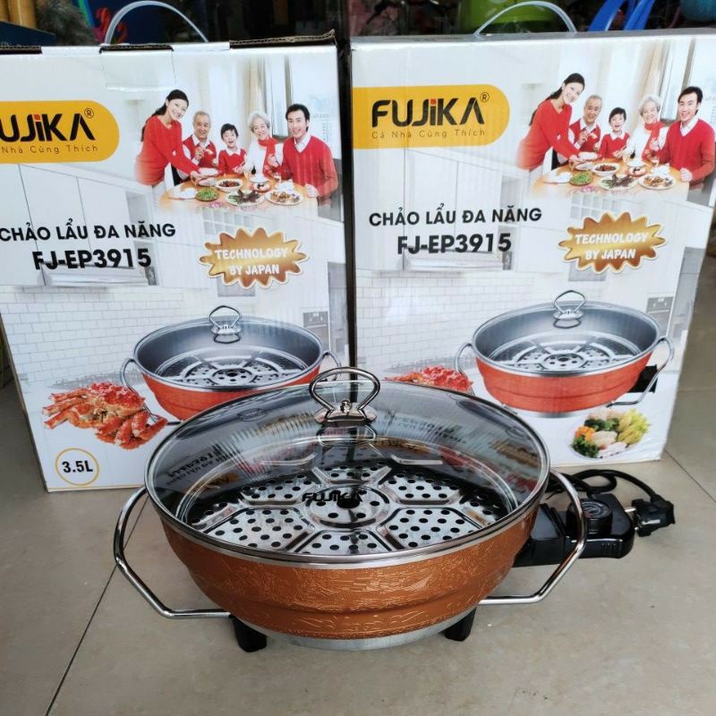 Nồi lẩu điện đa năng hợp kim nhôm FUJIKA