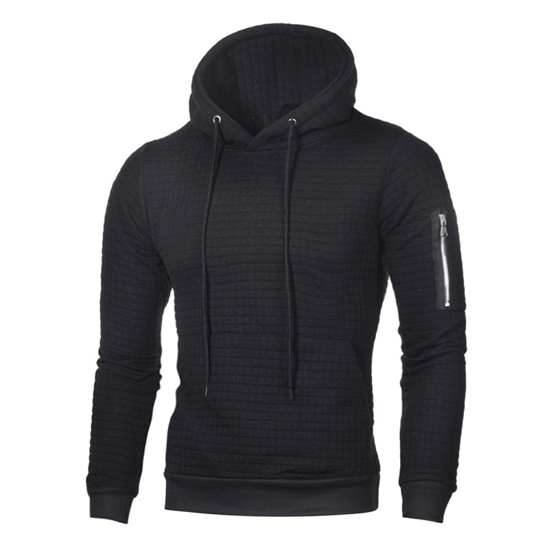 Áo Khoác Hoodie Khóa Kéo Thời Trang Cho Nam Tập Gym