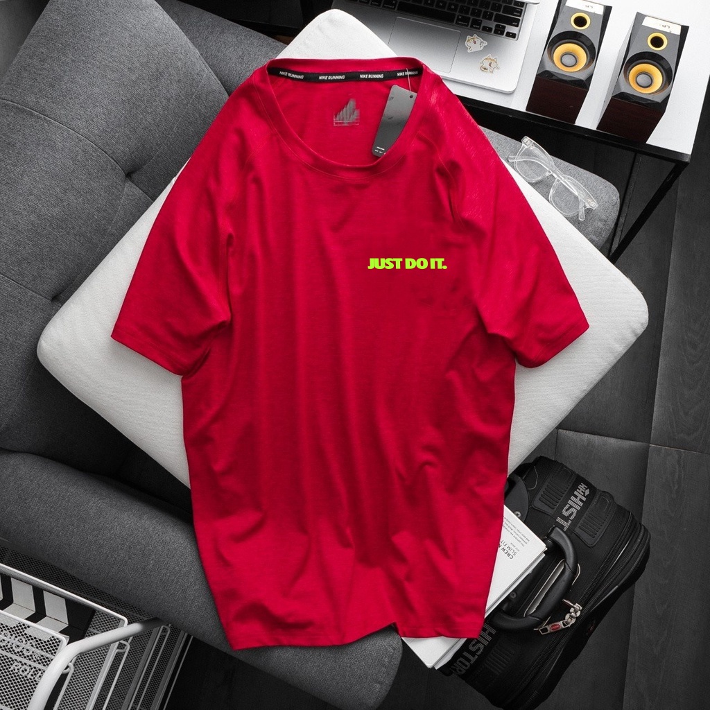 Áo thun nam thể thao bigsize - thun đốm in 80-130kg jus t