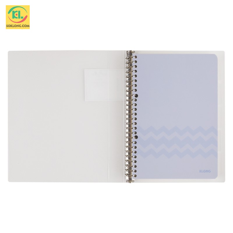 Sổ còng sắt Klong B5 80 tờ caro 26 chấu Chuyên làm Bullet [Chọn Màu] ; Binder MS 550 dễ Thay giấy