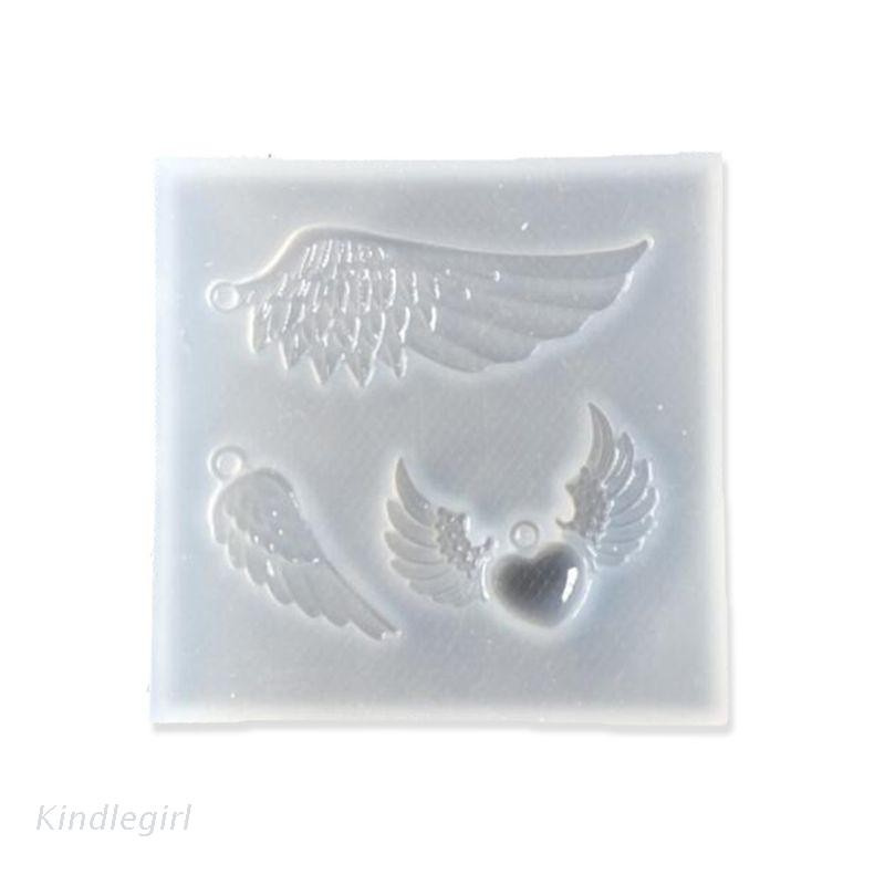 Khuôn Silicone Hình Cánh Thiên Thần Làm Trang Sức Thủ Công