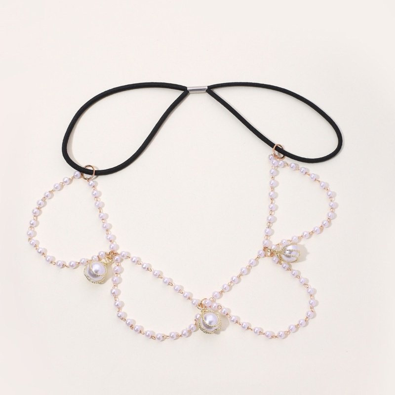 Youyo Chân Tua Rua Chuỗi Hạt Ngọc Trai Thanh Lịch Lủng Lẳng Phối Với