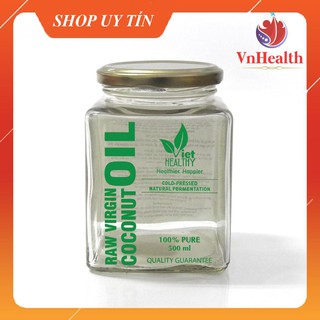 Dầu Dừa Nguyên Chất 💖 HÀNG CHUẨN 💖 Dầu Dừa Tinh Khiết Tươi Lạnh Nguyên Chất 500ml Viet Healthy