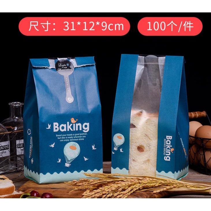 Túi bánh mỳ hoa cúc 10c