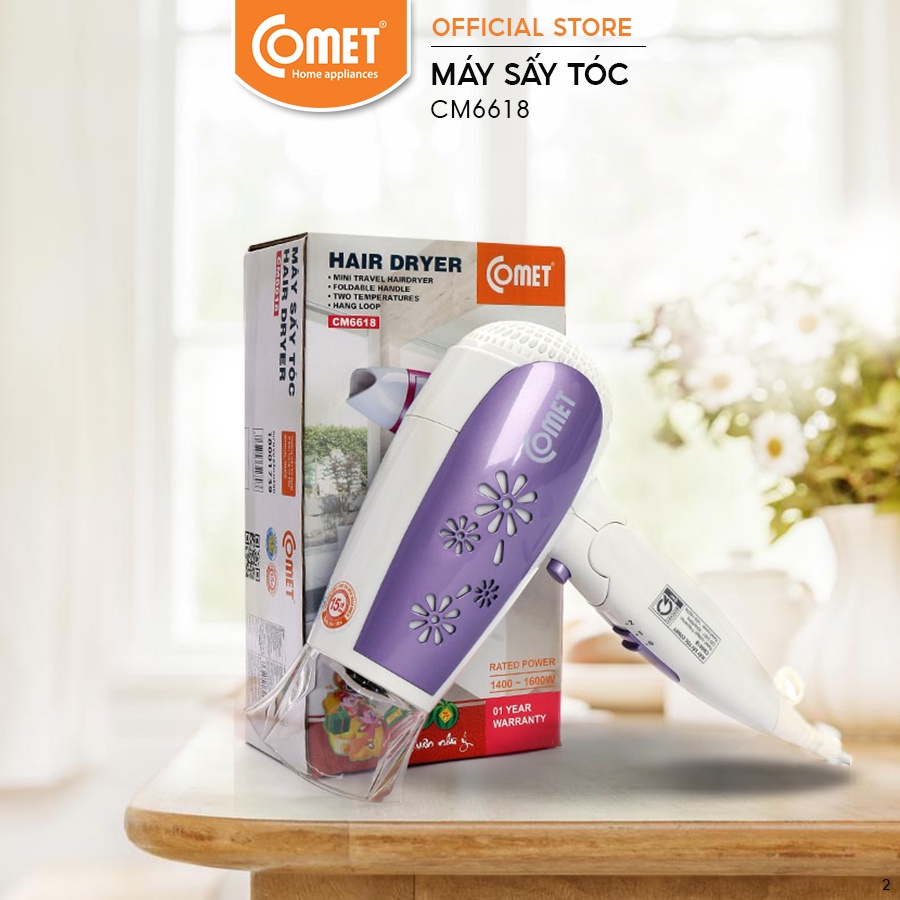 Máy sấy tóc 1600W COMET - CM6618