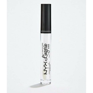 Son bóng trong suốt không nhũ NYX Lip Lingerie Gloss màu Clear