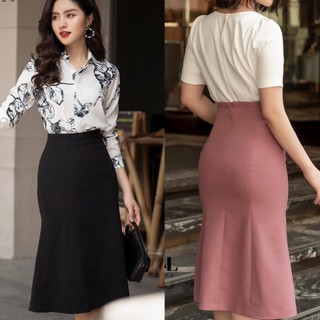 Chân váy đuôi cá dài sang trọng - nhiều Size và màu, form dáng chuẩn, thích hợp mặc công sở