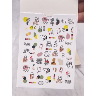 Nail Sticker Dán Móng Tay 3D Đẹp