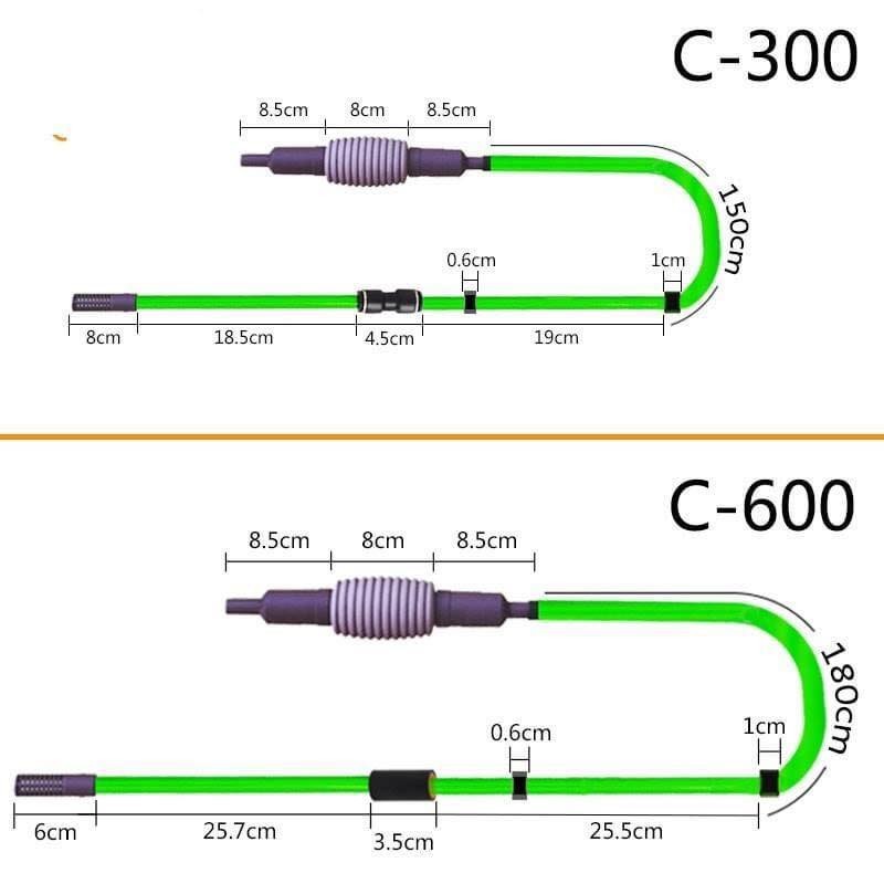 QANVEE C300 Dụng cụ thay nước hồ cá