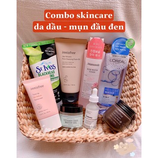 COMBO DƯỠNG DA DẦU - NHIỀU MỤN ĐẦU ĐEN