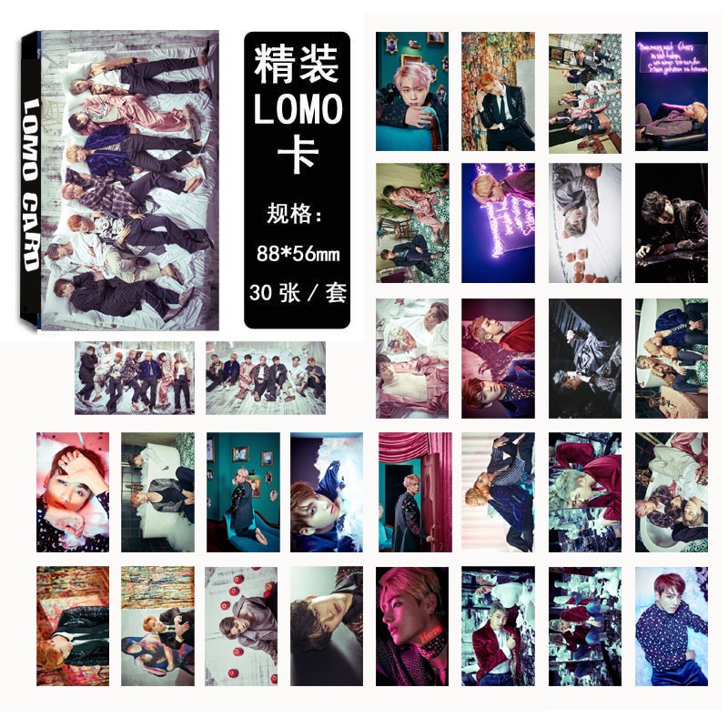 Bộ thẻ ảnh lomo card BTS V