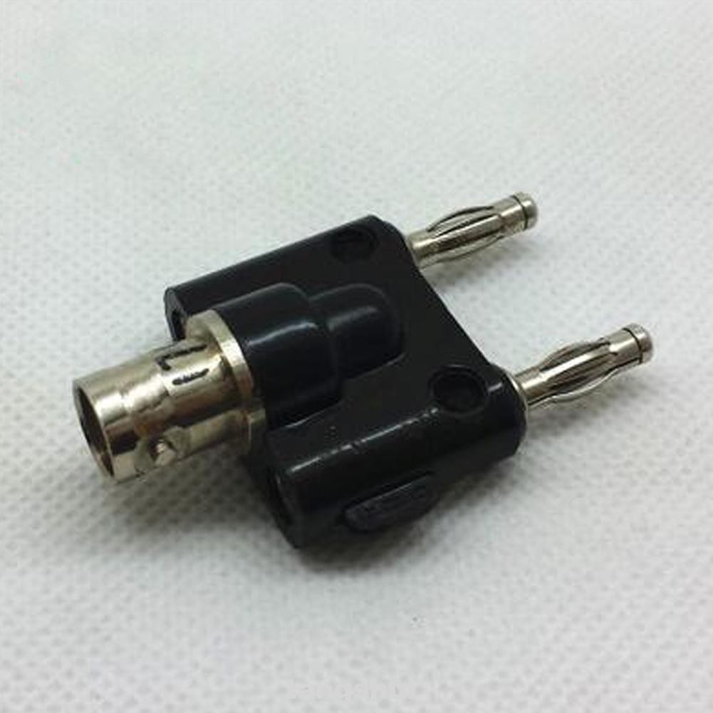 Practical Oscilloscope Video Banana Plug Anti Corrosion Double Row Audio BNC Adapter