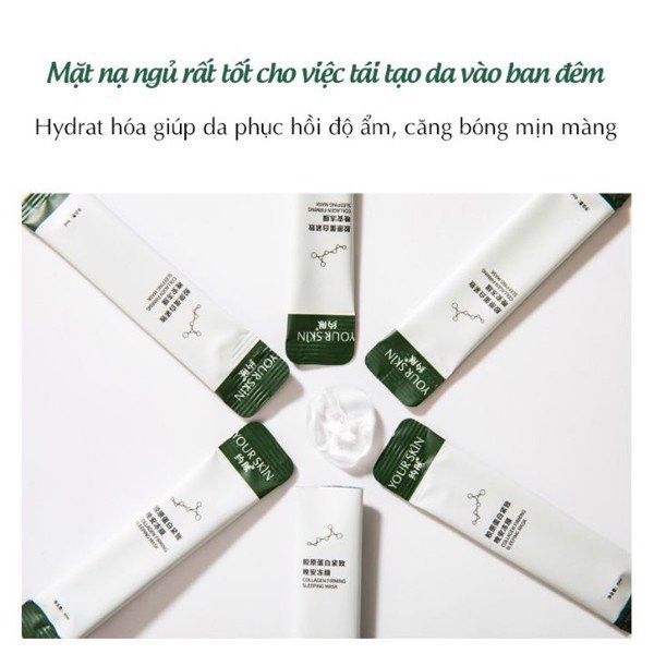 [Hộp 20 gói] Mặt nạ ngủ dạng thạch collagen YANJIAYI chính hãng ( nâng cơ/dưỡng trắng/khóa ẩm/cấp nước )_hara.cosmetic | BigBuy360 - bigbuy360.vn