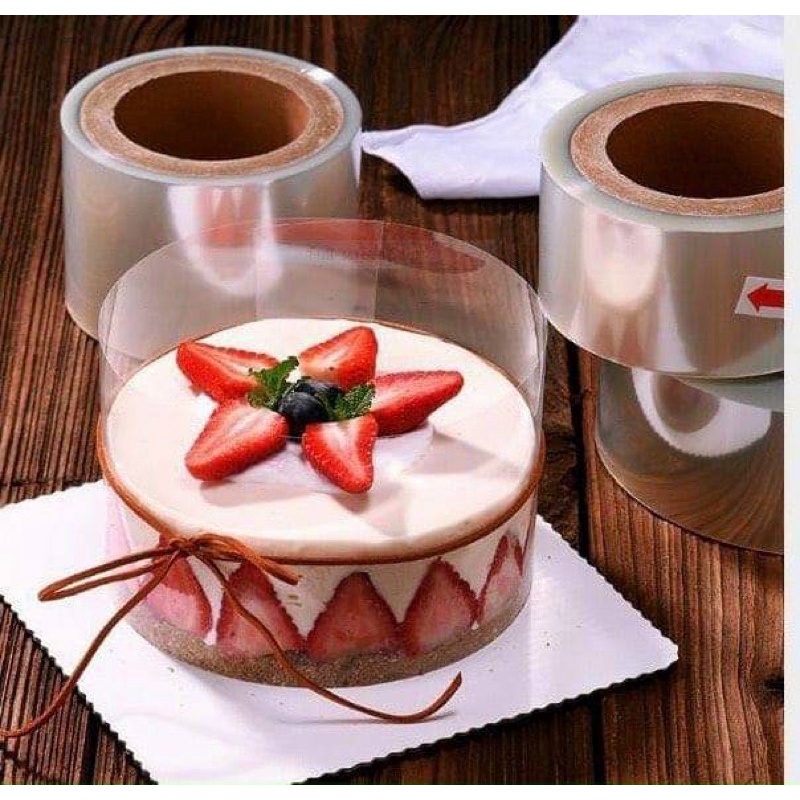 Cuộn mica lót bánh 6cm mỏng 1kg 400m