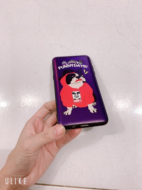Ốp lưng sam sung J5 (2016),J510 DOG áo đỏ