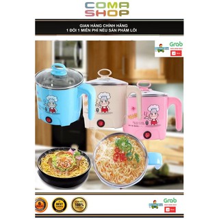 [TẶNG VỈ HẤP] CA NẤU MINI SIÊU TỐC ĐA NĂNG (16CM) DÙNG NẤU MÌ, NẤU LẨU, NẤU NƯỚC, LUỘC TRỨNG - BẢO HÀNH 6 THÁNG