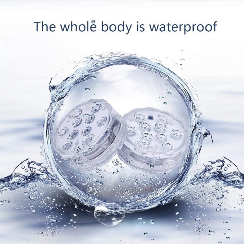 Đèn Lặn 10 Led Có Điều Khiển Từ Xa Chống Nước IP68