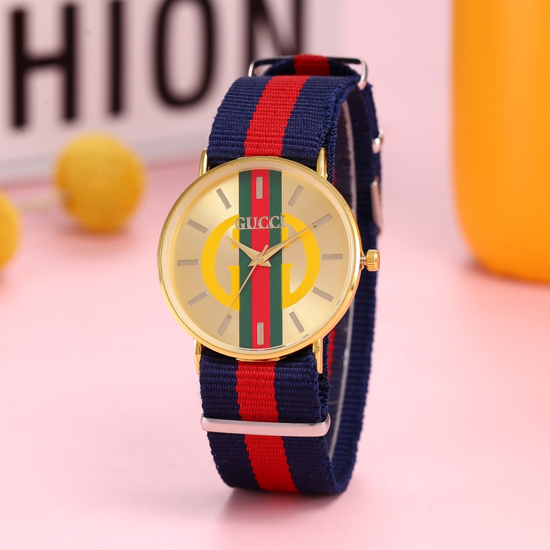 Đồng Hồ Quartz Dây Đeo Nylon Kiểu Dáng Đơn Giản