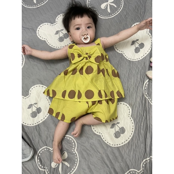 Bộ 2 Dây Cho Bé-Bộ Quần Áo 2 Dây Bé Gái