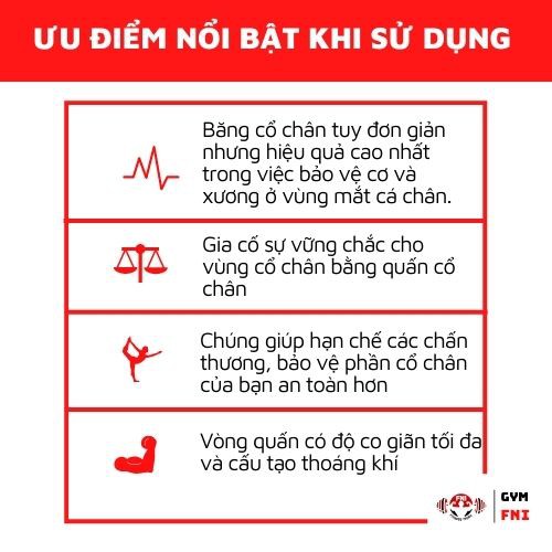 Phụ Kiện Tập Gym, Quấn Cổ Chân Tập Gym Chính Hãng Goodfit