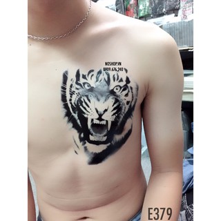 Hình Xăm Đầu Cọp E379