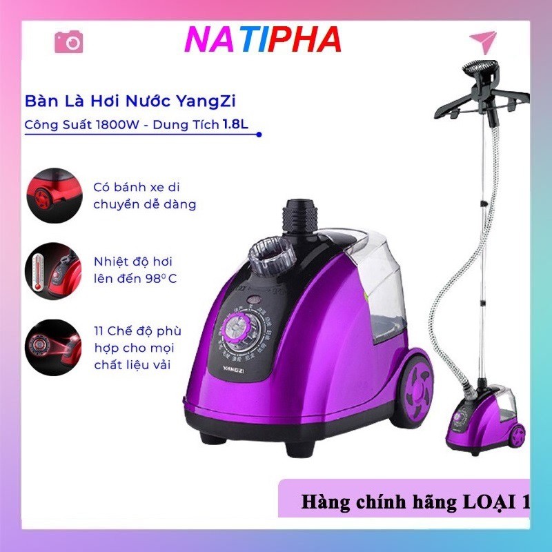 BÀN LÀ HƠI NƯỚC CÂY ĐỨNG CÓ BÁNH XE YANGZI ỦI QUẦN ÁO SIÊU TỐC