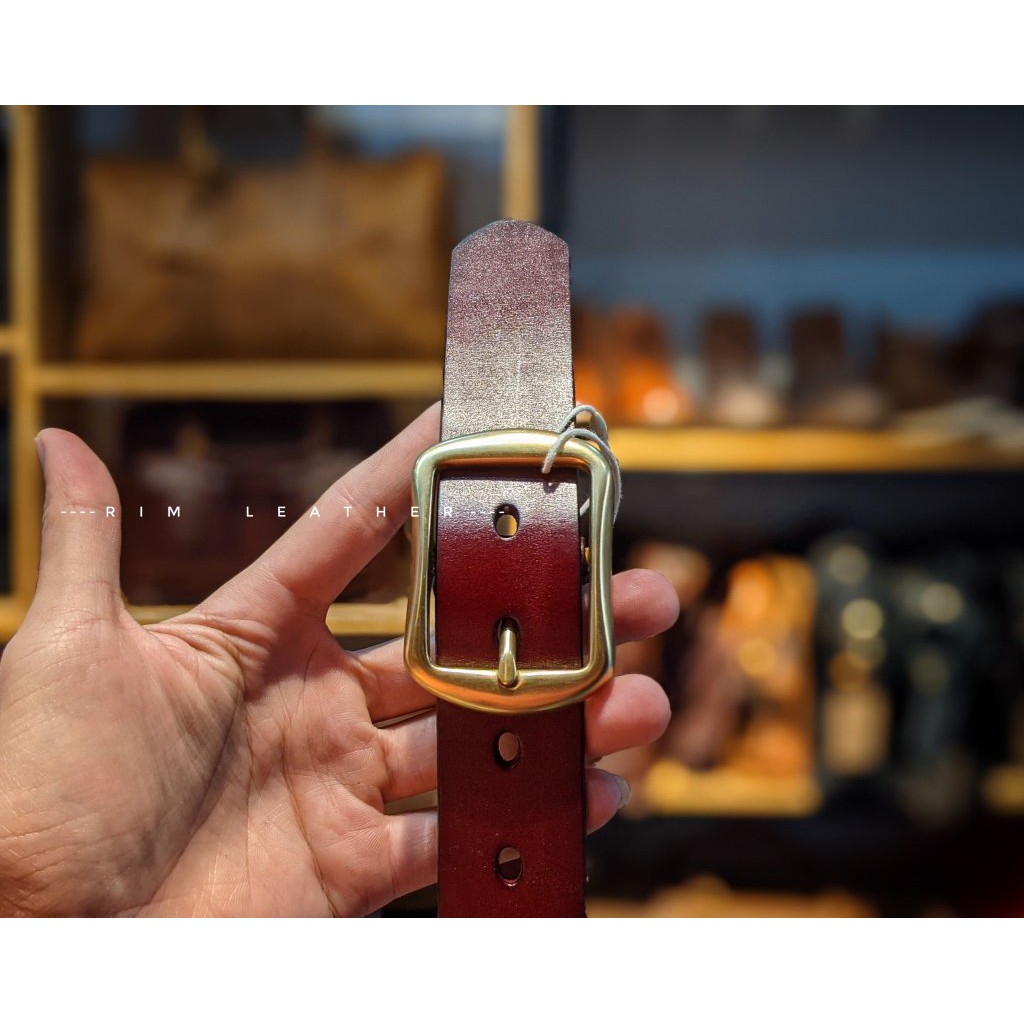 Thắt lưng nam da bò. Khóa kim đồng đúc sang trọng - BẢO HÀNH 2 NĂM