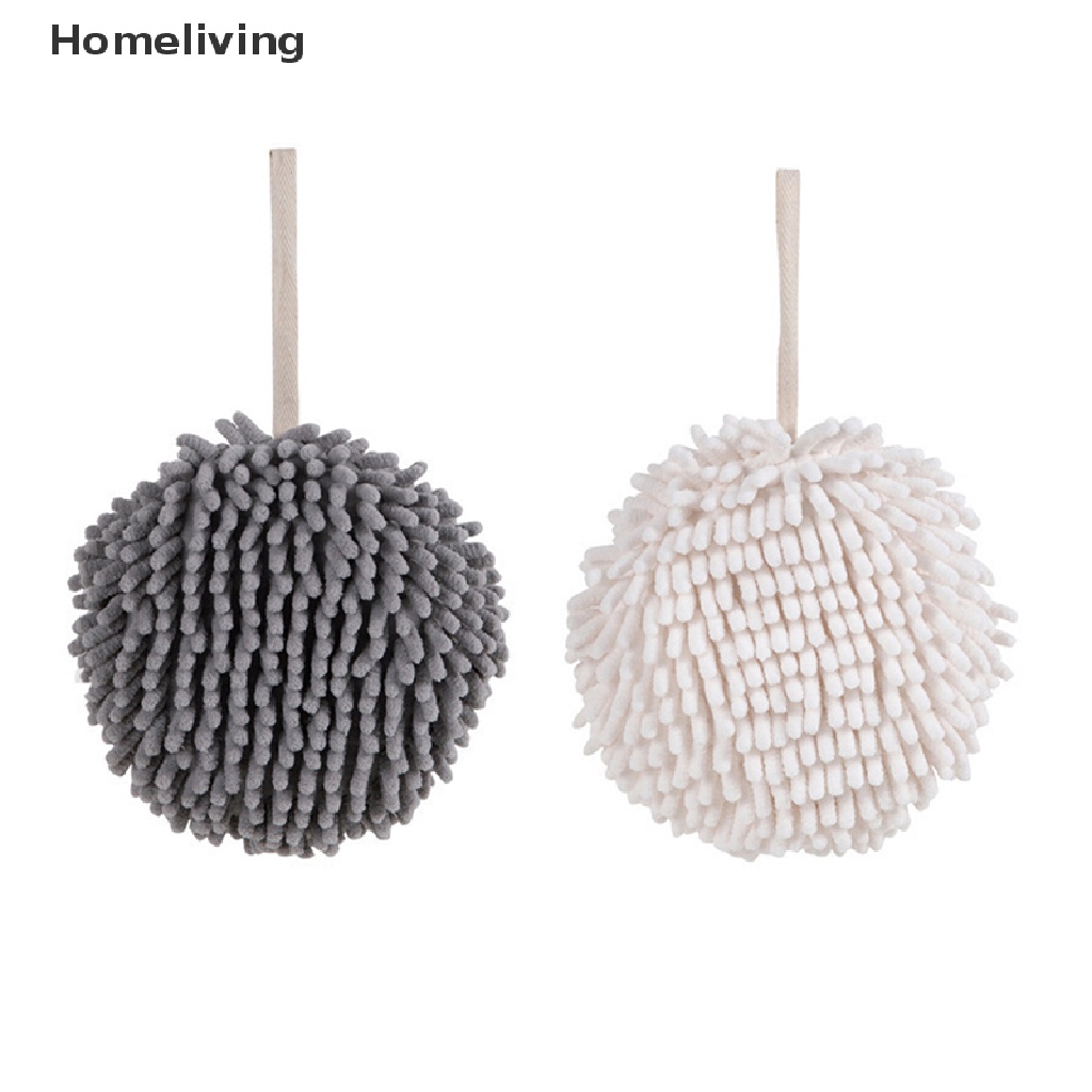 Khăn Lau Tay Bằng Sợi Chenille Có Vòng Treo Khô Nhanh Cho Nhà Bếp Nhà Tắm