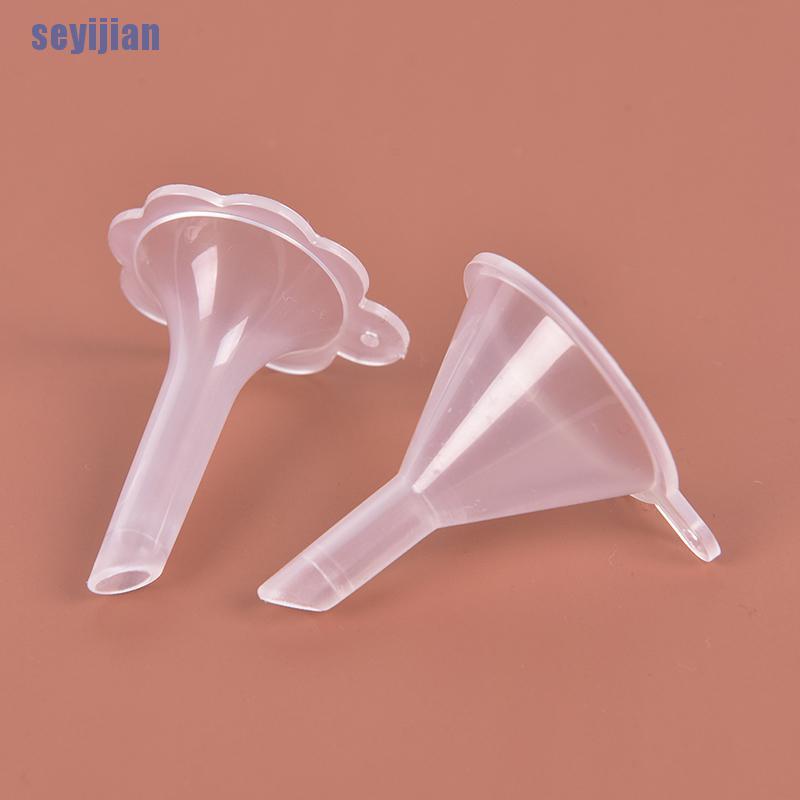 Set 2 Phễu Nhựa Nhỏ Dùng Chiết Dung Dịch Dầu / Nước Hoa Trong Phòng Thí Nghiệm