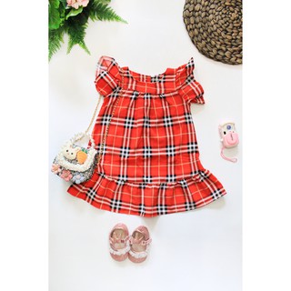 Đầm form A xòe tay loe -3180