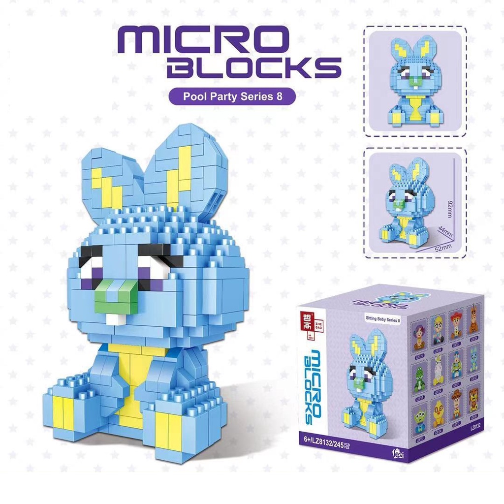 Đồ chơi lắp ráp, đồ chơi lắp ghép 3D mô hình câu chuyện đồ chơi toy story toystory toy story 8cm