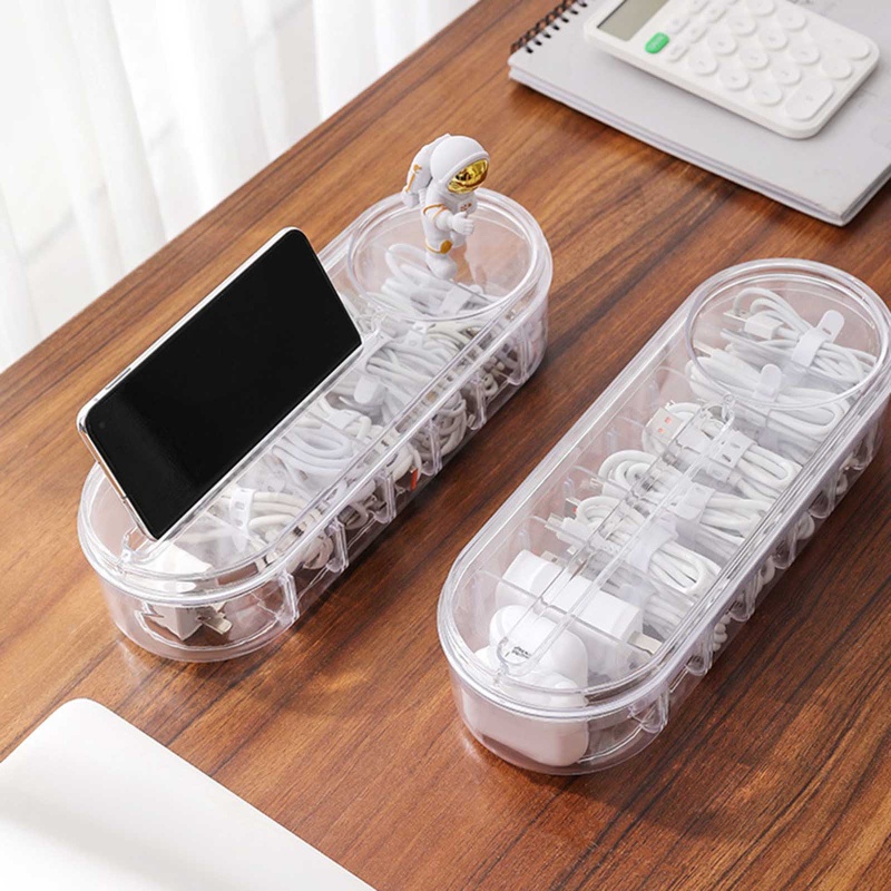 Hộp Đựng Sắp Xếp Dây Cáp Sạc USB Tiện Dụng