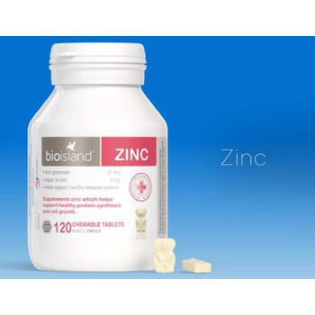 [úc] Kẽm Bio Island Zinc - Bổ sung kẽm Cho Trẻ Từ 1 Tuổi Trở Lên hộp 120 viên