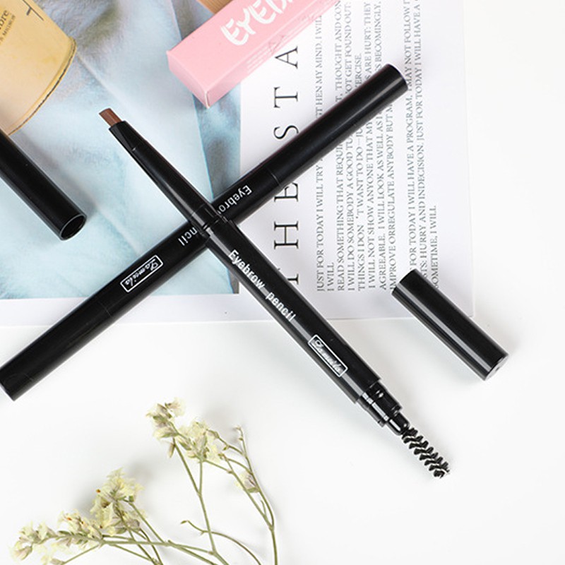 Bút kẻ chân mày Lameila 2 đầu kẻ tự động không thấm nước lâu trôi với 6 màu tùy chọn tiện dụng | BigBuy360 - bigbuy360.vn