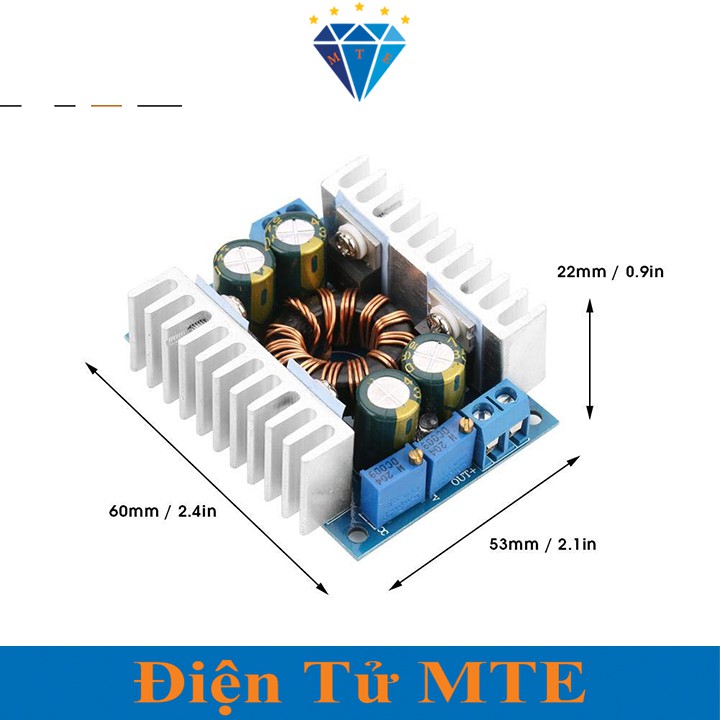 Mạch tăng áp hạ áp Buck Boost DC-DC 10A vào 5-30V ra 1.25-30V - Có chỉnh dòng