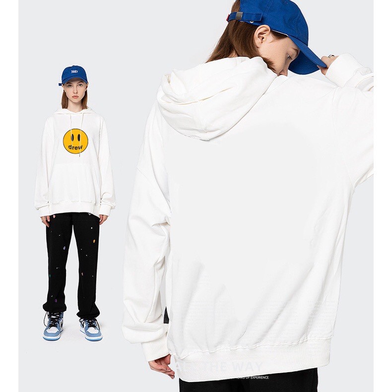 Áo nỉ Hoodie Drew house mặt cười Hogoto shop , áo nỉ bông hoodie unisex nam nữ phong cách ulzzang Hàn Quốc