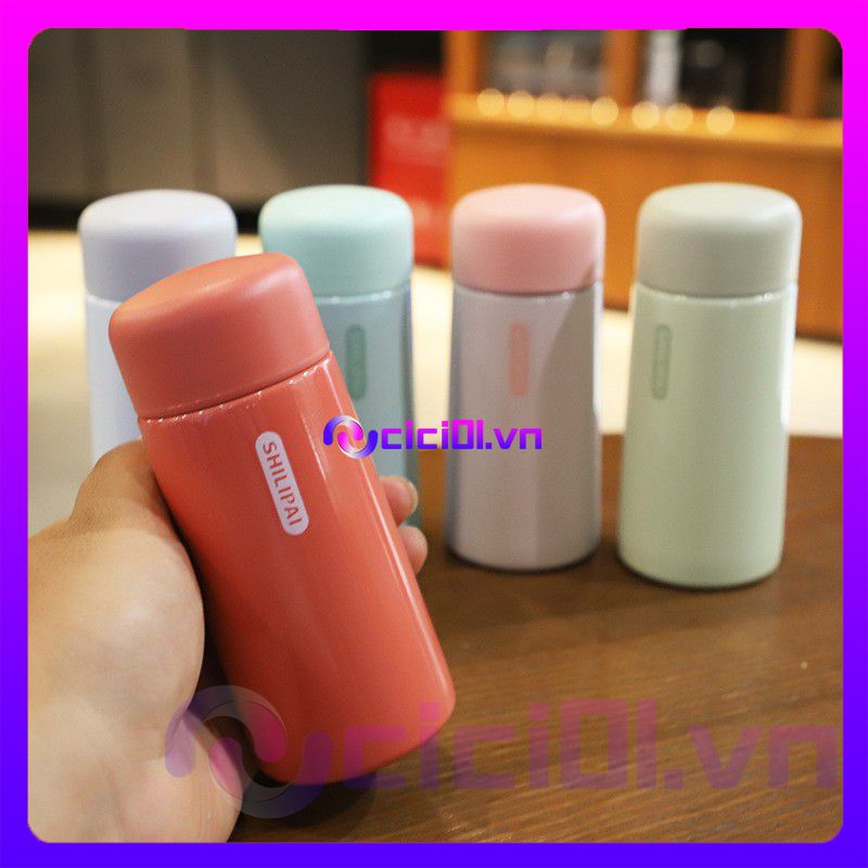 150Ml Giữ Nhiệt Thép Không Gỉ Nhẹ Bình Nước Thể Thao Đi Du Lịch Cắm Trại Cách Nhiệt Cup