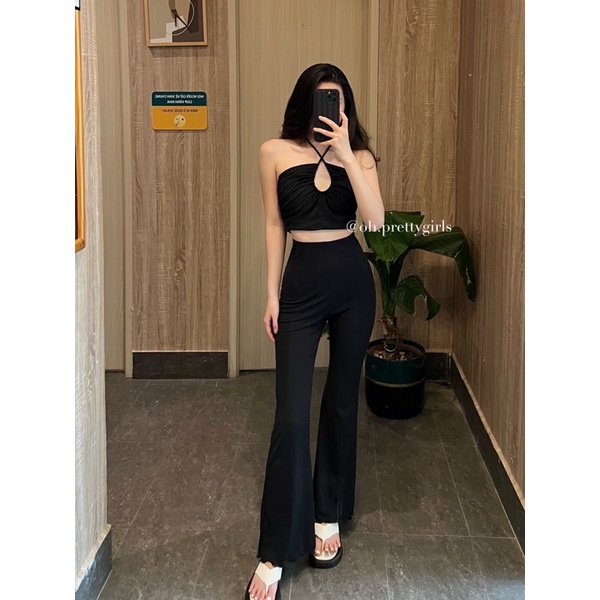 Set áo + quần loe Kendall Set