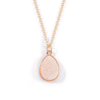 Water Drop Pendant With Crystal Stone