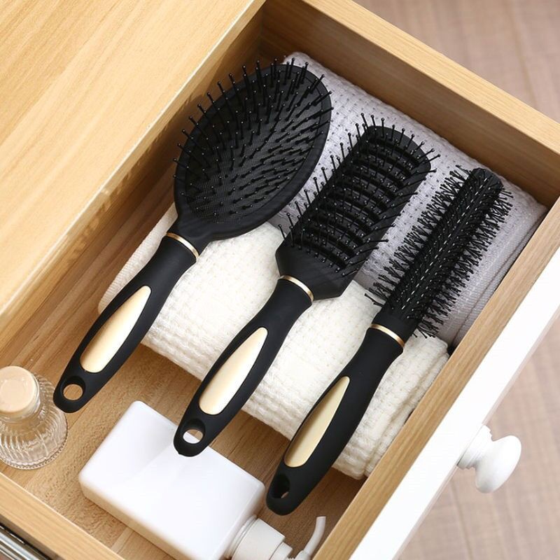 Bộ 3 Lược Gỡ Rối, Tạo Kiểu Tóc, Massage Cao Cấp