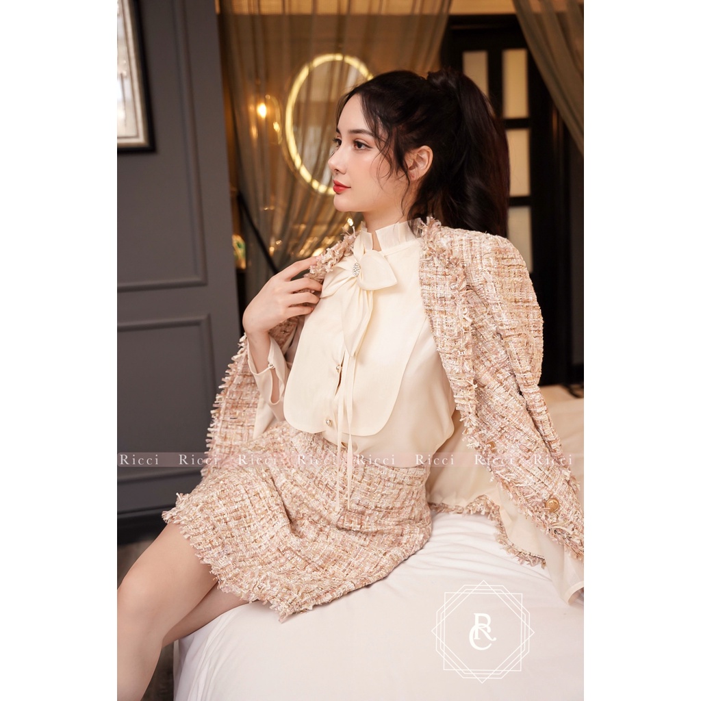 Melly Set Tweed Ricci thiết kế chất liệu Tweed cao cấp mềm  |  RICCI OFFICIAL | BigBuy360 - bigbuy360.vn