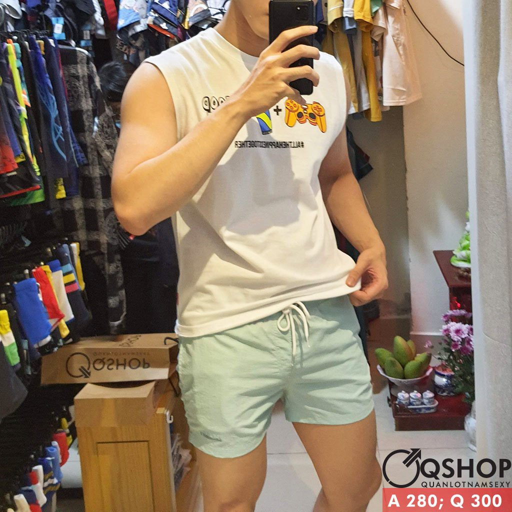 QUẦN SHORT VẢI DÙ ĐI BIỂN QSHOP QS552