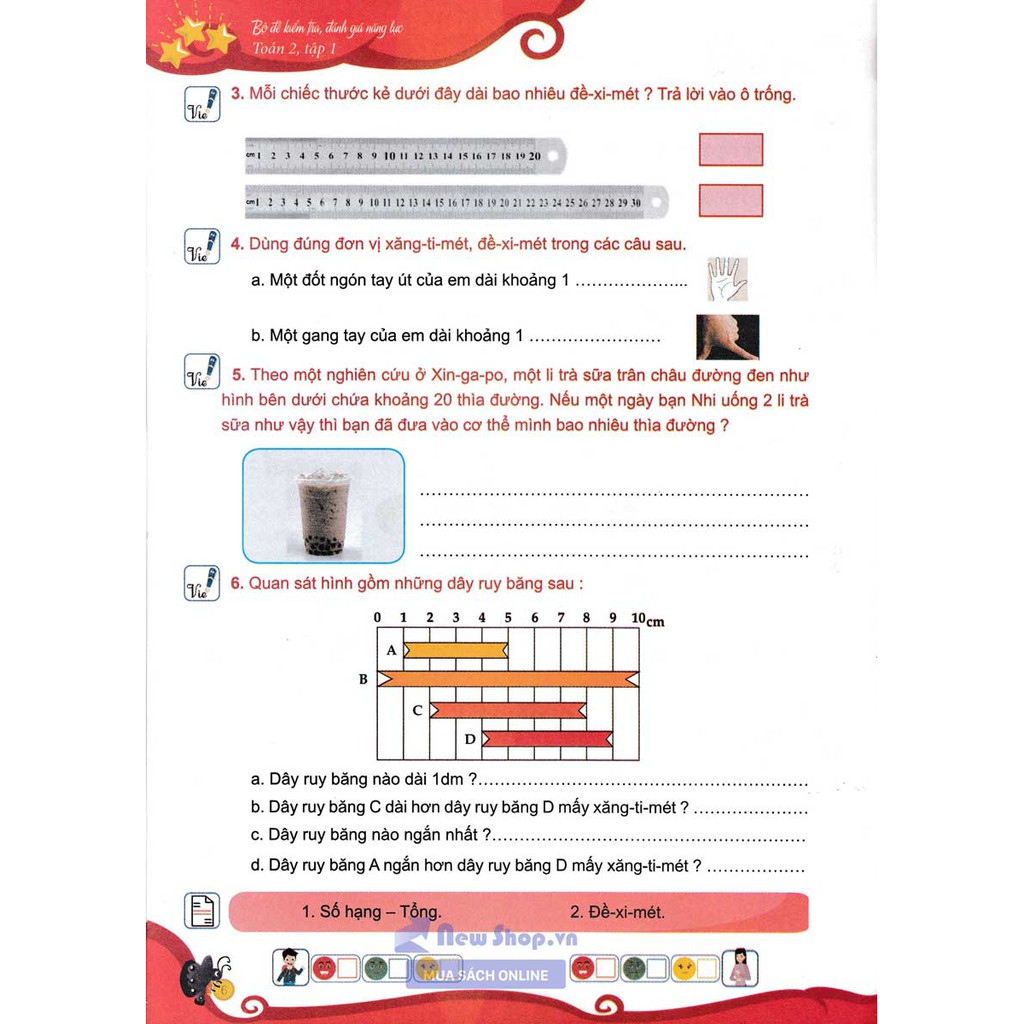 Sách - Bộ Đề Kiểm Tra, Đánh Giá Năng Lực Toán 2 Tập 1