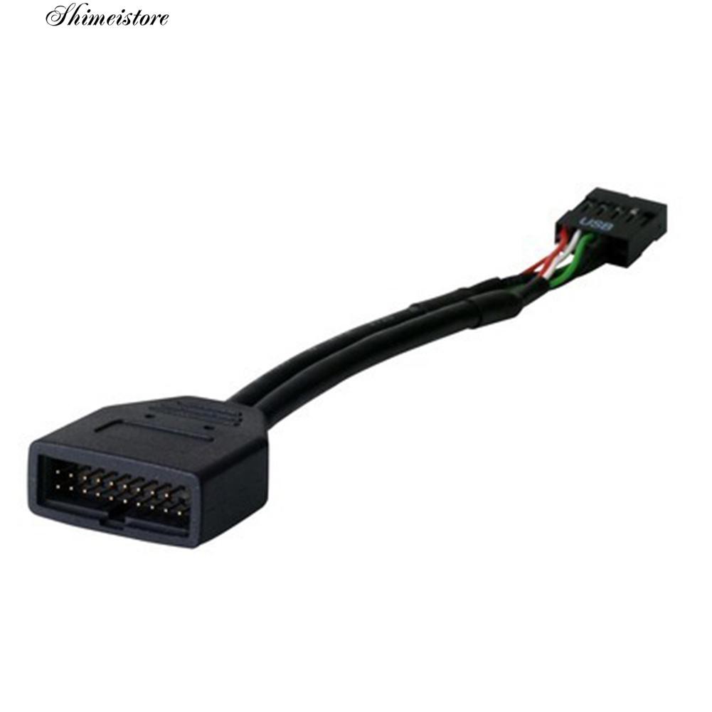 Dây Cáp Chuyển Đổi Usb 2.0 9 Pin Sang Bo Mạch Chủ Usb 3.0 20 Pin Cho Pc