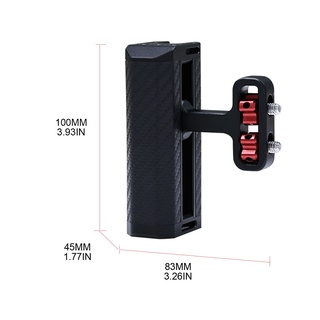 GODD Side Handle Foldaable Grip for Both Left Right Built-in Cold Shoe Lightweight