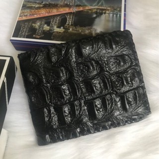 ♥️FREESHIP♥️ Ví Bóp Nam Da Cá Sấu Siêu Bền [ 100% ảnh thật da thật ]